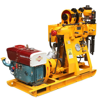 XY-1 Alta velocidad de perforación de núcleo geológico Rig 100m Profundidad huso máquina de perforación de exploración rotativa para muestreo de suelo agua pozo de fundición de aglomeración de agujeros de perforación