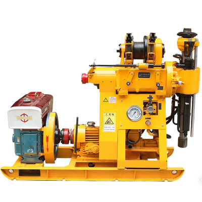 XY-1 Alta velocidad de perforación de núcleo geológico Rig 100m Profundidad huso máquina de perforación de exploración rotativa para muestreo de suelo agua pozo de fundición de aglomeración de agujeros de perforación
