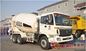Maquinaria de la impulsión 6m3 Mini Cement Truck Road Construction del CE 6x4