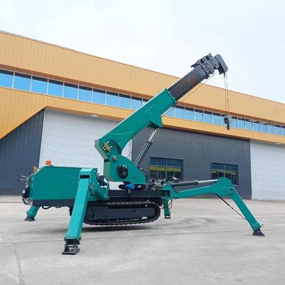 Grúa móvil versátil para obras de construcción 10T 12T Mini grúa araña