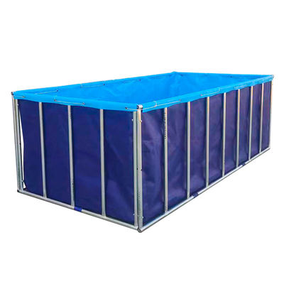 Tanques cuadrados plegables de PVC para agricultura XDEM, lona para cultivo, estanque cuadrado para peces, forma rectangular para uso en piscifactorías