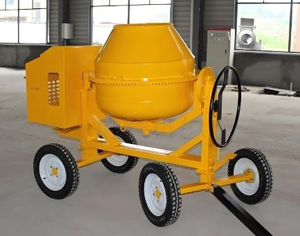 Máquina portátil para mezclar hormigón con motor diesel de 350 litros 14M3/h