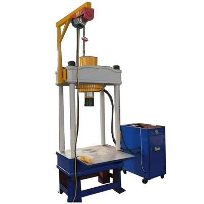 Máquina de Desmontaje de Resorte Ajustador de Excavadora Komatsu 200T Mesa de Trabajo Móvil Máquina de Prensa Hidráulica Prensa de Pasador de Oruga