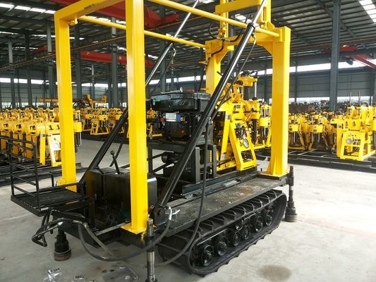 Perforadora bien hidráulica de 570r/Min el 160m con neumático