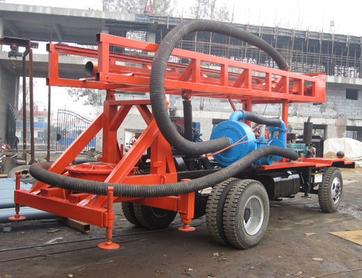 Perforadora bien portátil de 132kw los 300m para la fundación del puente
