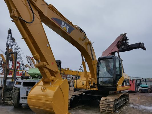 capacidad hidráulica de Used Cat 3200kg del excavador de la correa eslabonada 320C